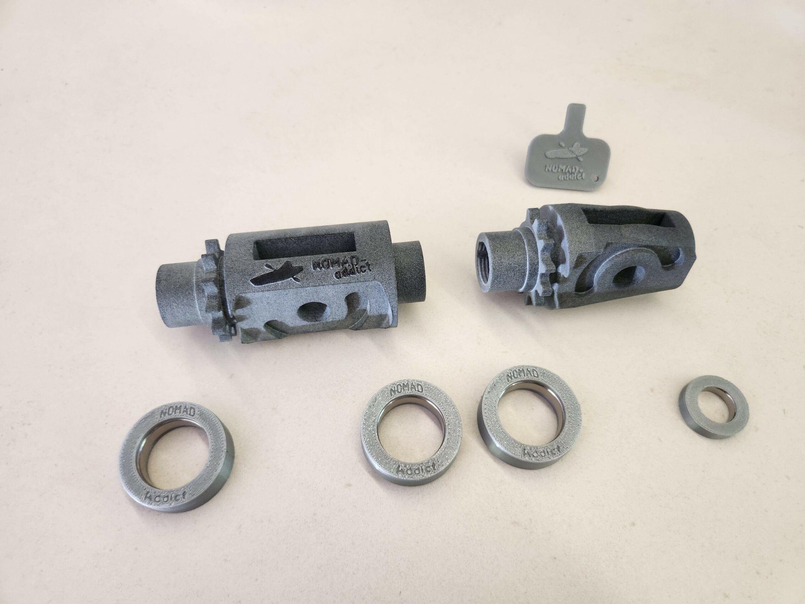 Pignon de remplacement pour pédalier Hobie mirage drive 180 avec kit de roulement inox Pignon de remplacement pour pédalier Hobie mirage drive 180 avec kit de roulement inox